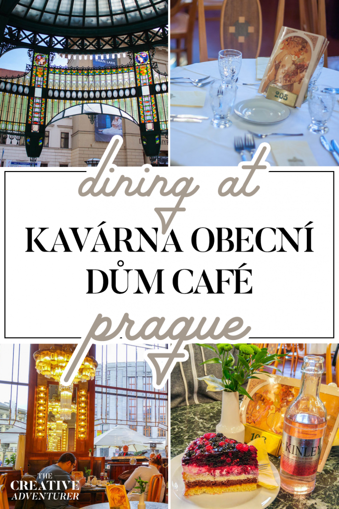 Dining At Kavarna Obecni Dum Cafe Prague The Creative Adventurer