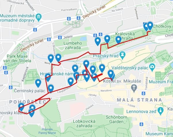 prague castle and castle district walking tour