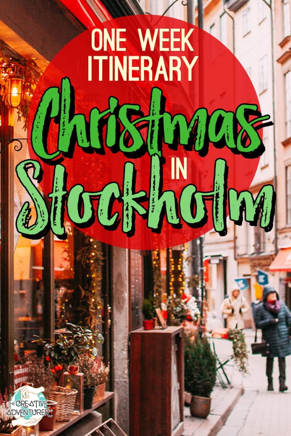 christmas cruise stockholm
