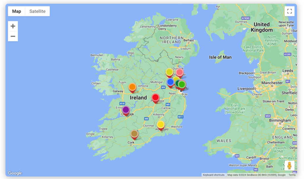 how to travel ireland without a car