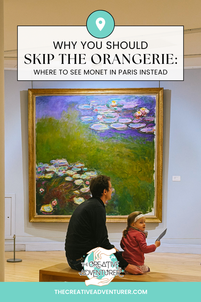 Monet's Water Lilies painting at Musée Marmottan with visitors