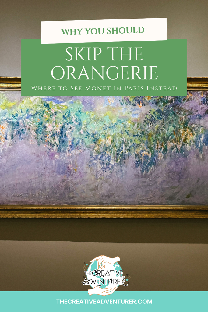 Monet painting at Musée Marmottan, Paris. Skip the Orangerie.