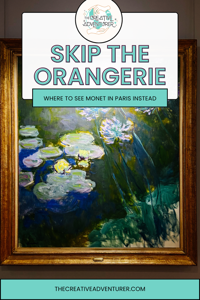 Monet's water lilies painting at Musée Marmottan, Paris